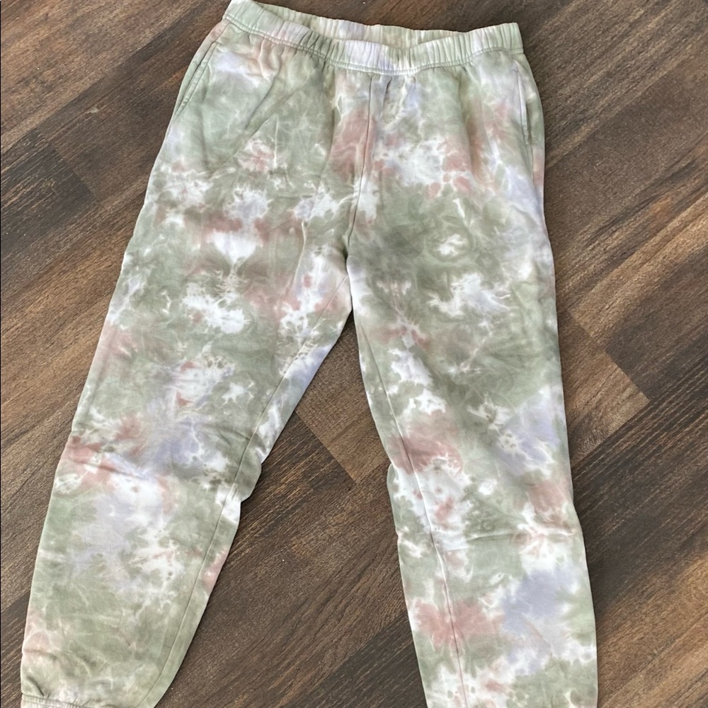 Tie-dye sweat pants